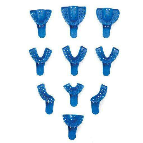 Tray Aways® Disposable Impression Trays #8s Perforated Partial Upper L, Lower R – 12/bag